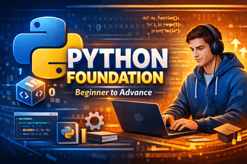 Python Foundation: Beginner to Advance Course